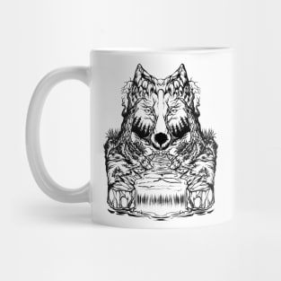 Wolf Spirit Lord Of The Forest Mug